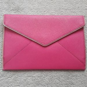 Fuschia envelope bag